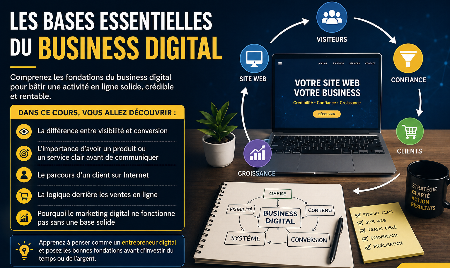 Les bases essentielles du business digital
